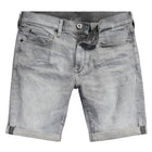 Sun Faded Glacier Grey 3301 Slim Shorts