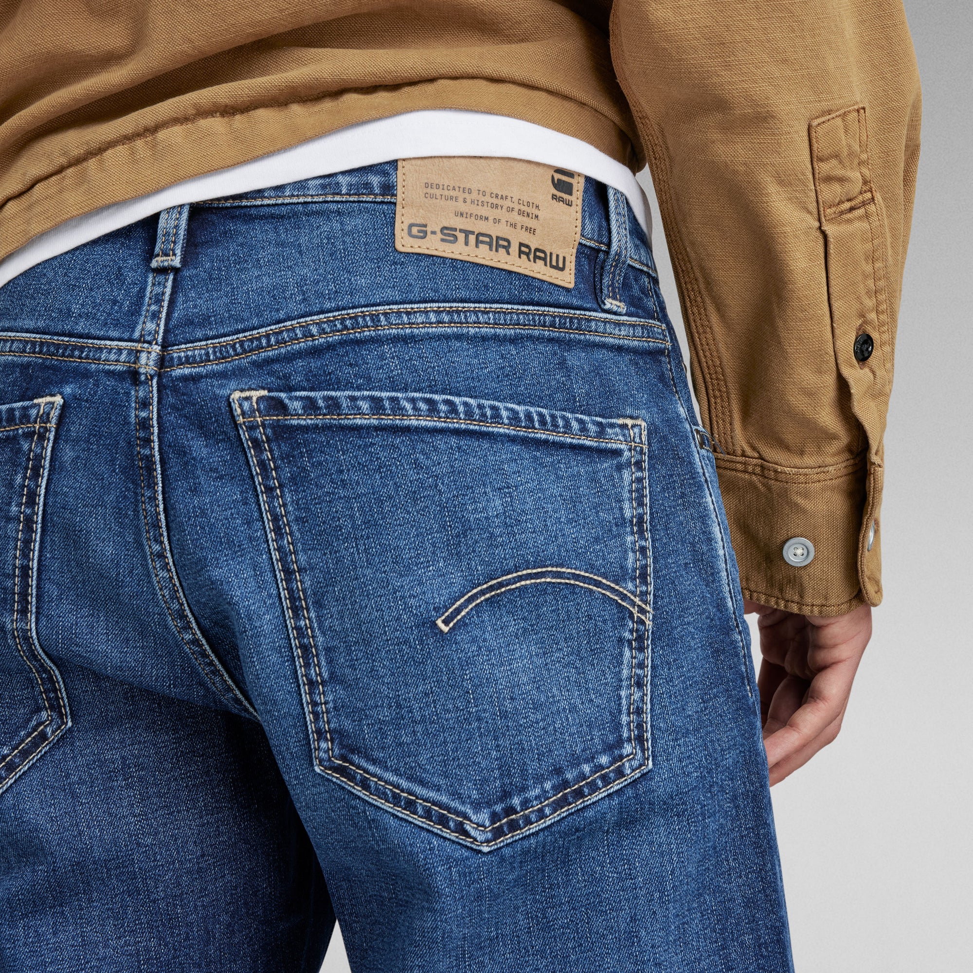 Faded Atlantic Ocean Mosa Straight Jeans
