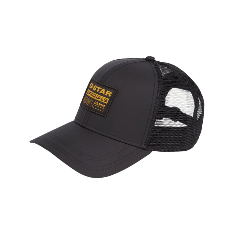 Dark Black Embro Baseball Trucker Cap