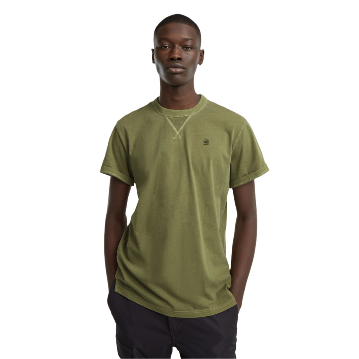 T-shirt Shadow Olive Nifous-2