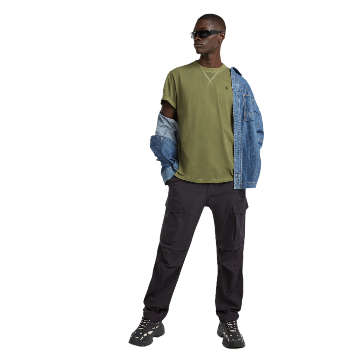 T-shirt Shadow Olive Nifous-4
