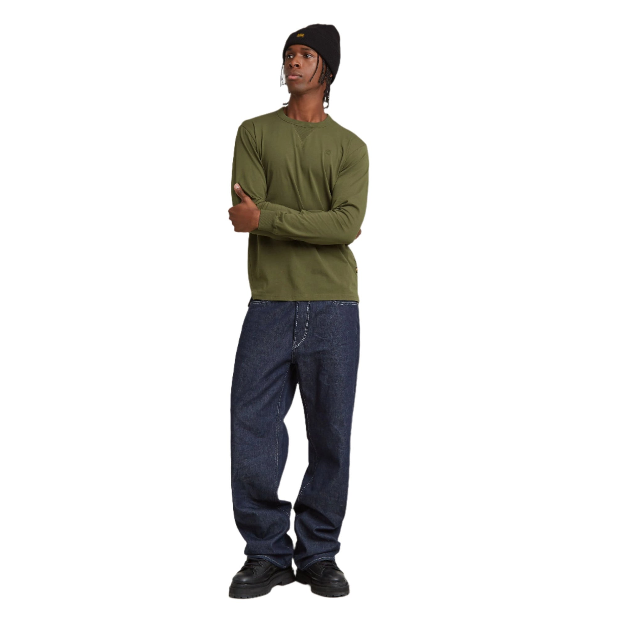 Shadow Olive Nifous Long Sleeve T-Shirt