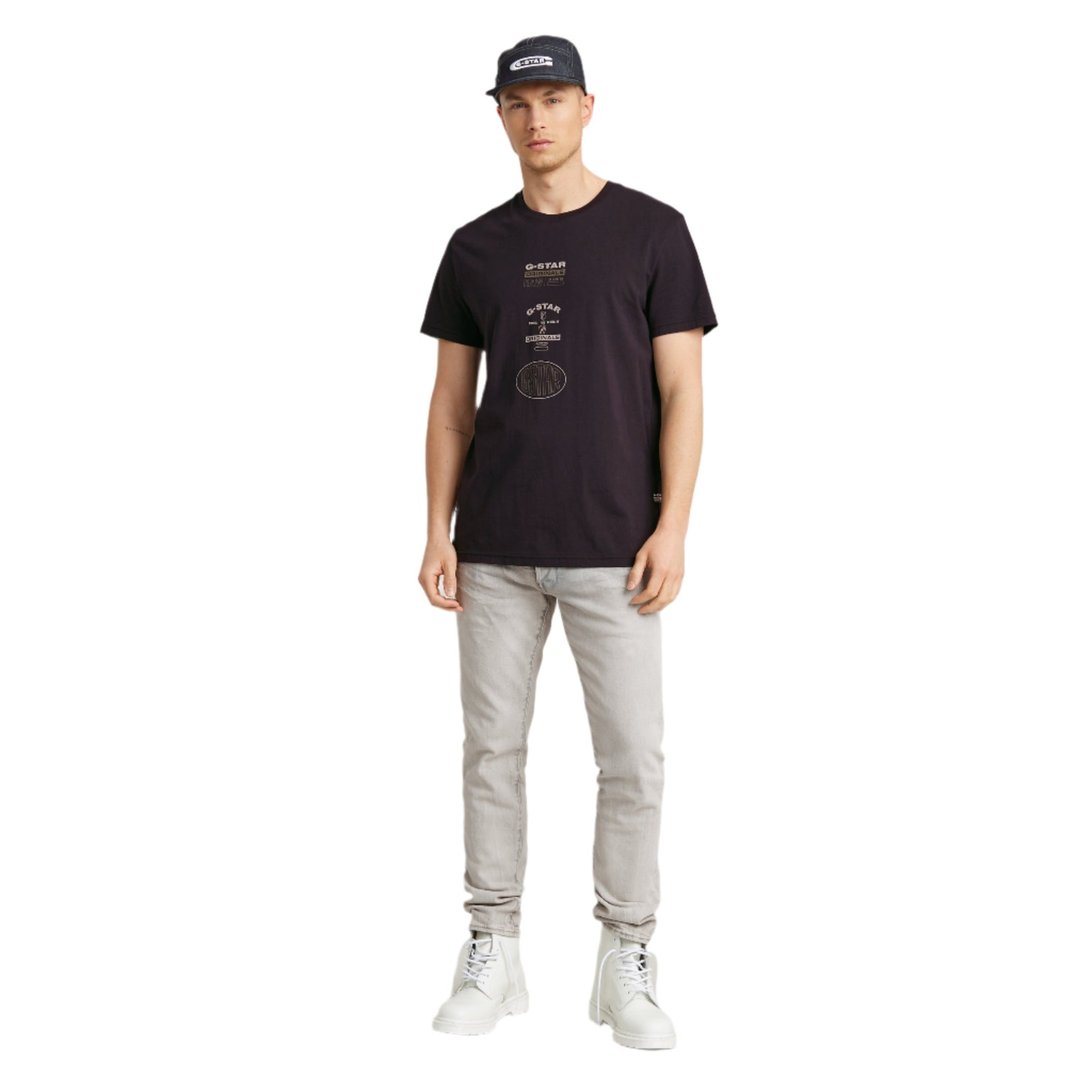 Dark Black Multi Originals T-Shirt