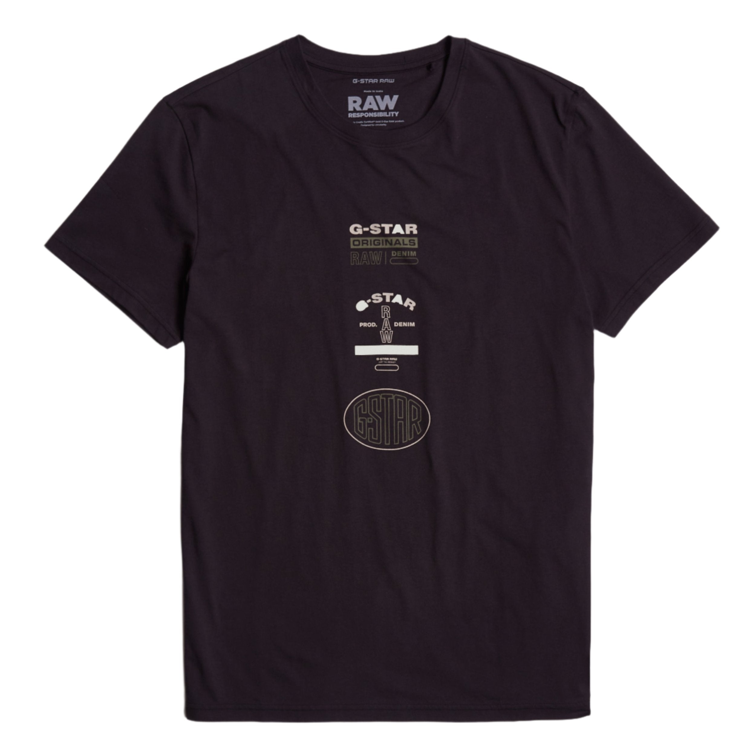 Dark Black Multi Originals T-Shirt