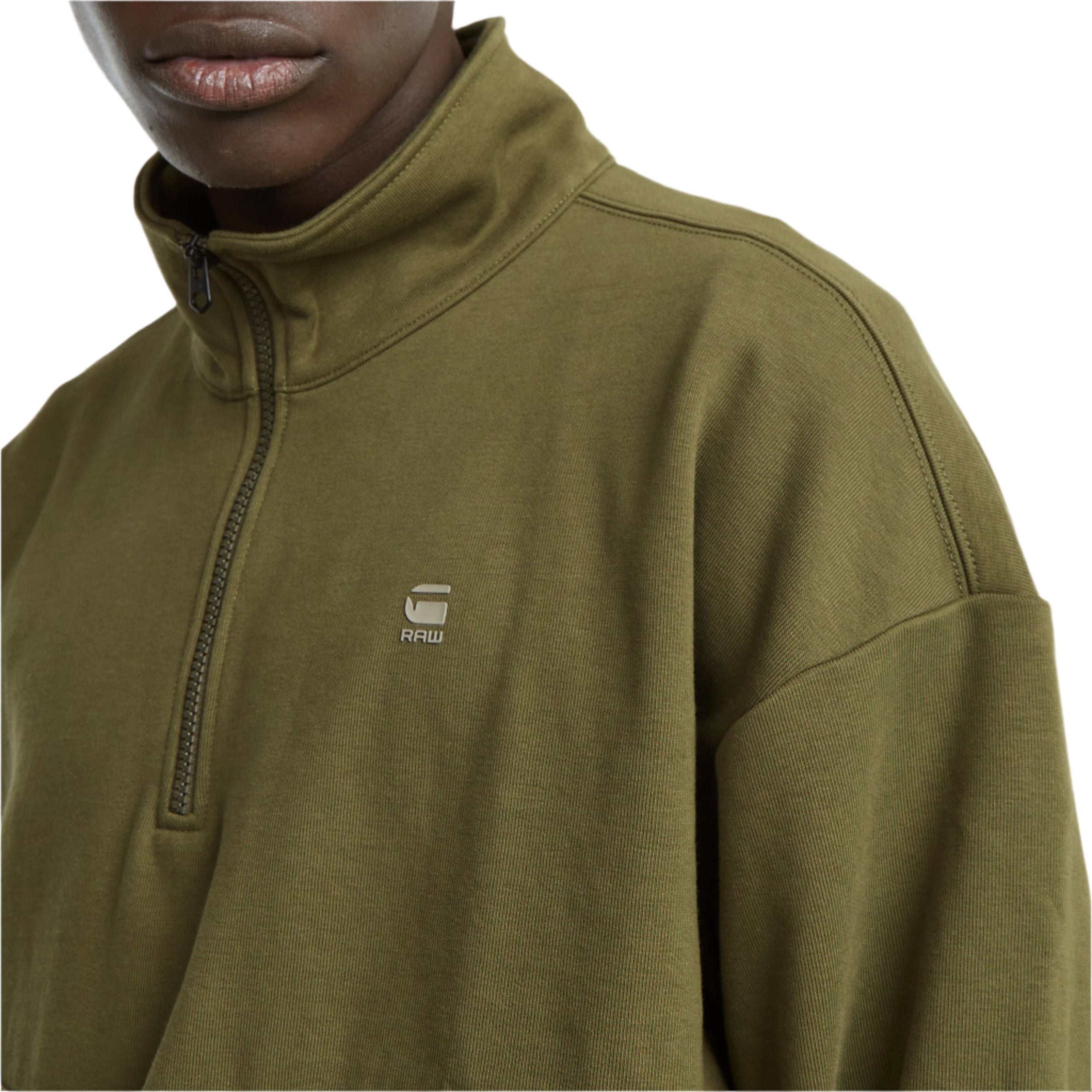 Shadow Olive Rovic Skipper Loose Sweater