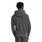 Dark Black Overdyed Hodded Sweater