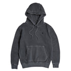 Dark Black Overdyed Hodded Sweater