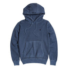 Dark Sea Blue Overdyed Hodded Sweater