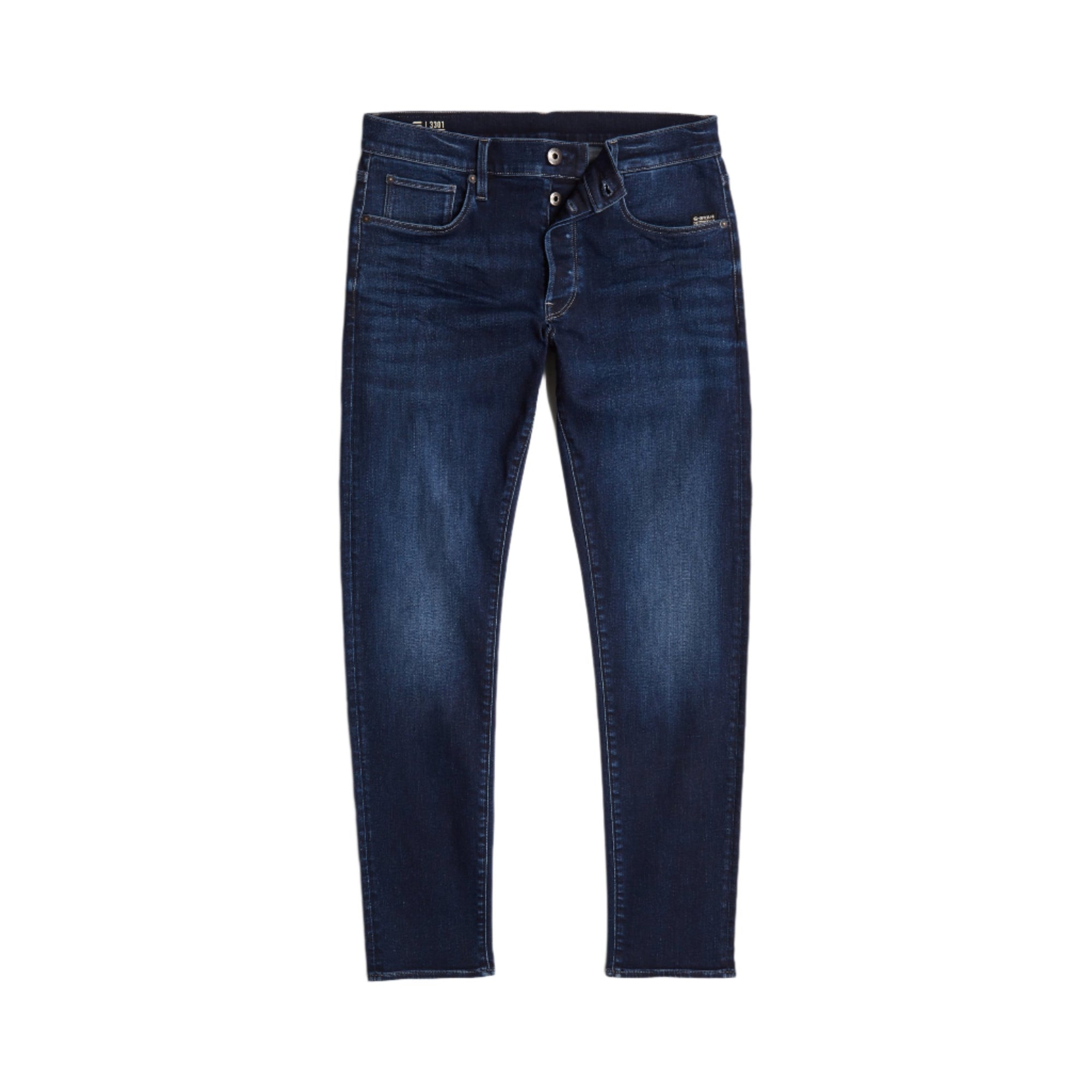 Dark Aged 3301 Slim Jeans