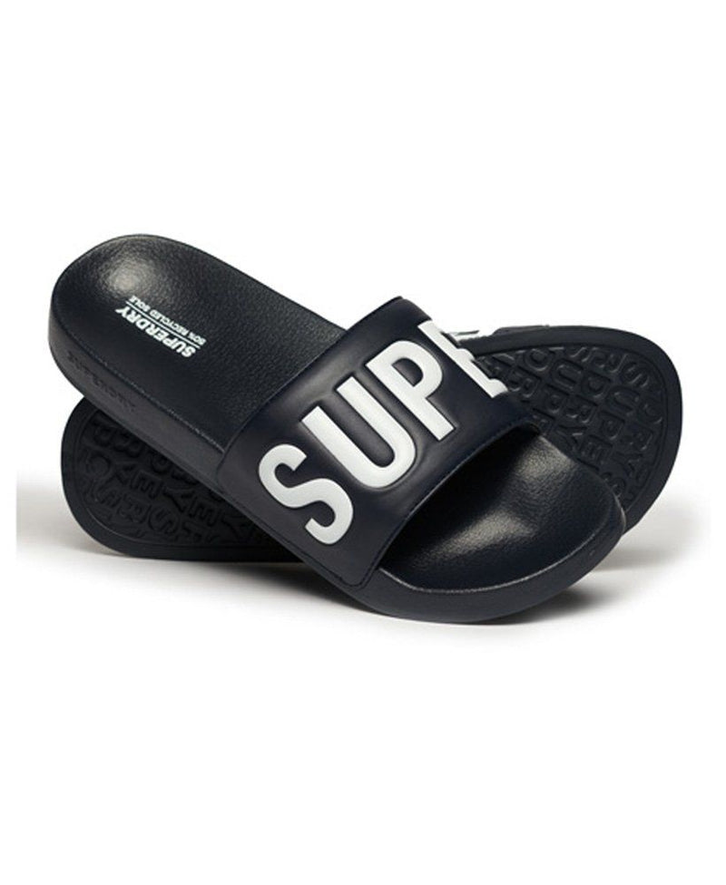 Deep Navy/Optic Core Vegan Pool Slide
