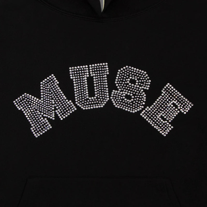 Heavyweight Diamond Hoodie - Black