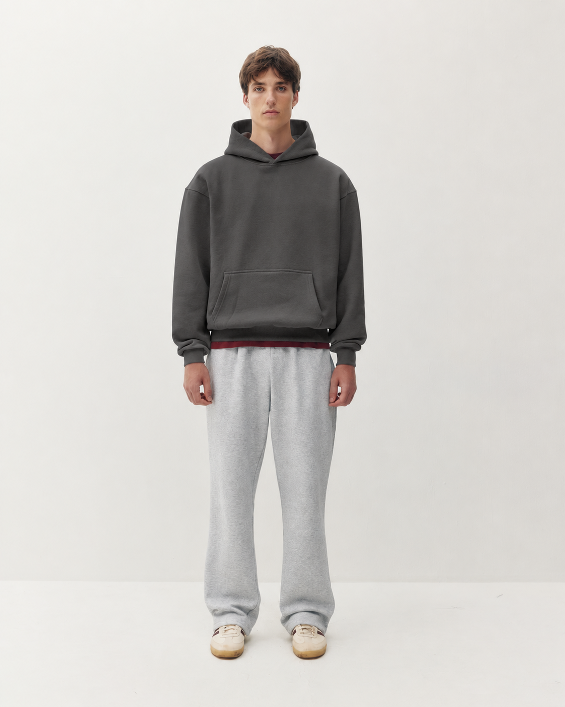 Essential Hoodie - Charcoal-2