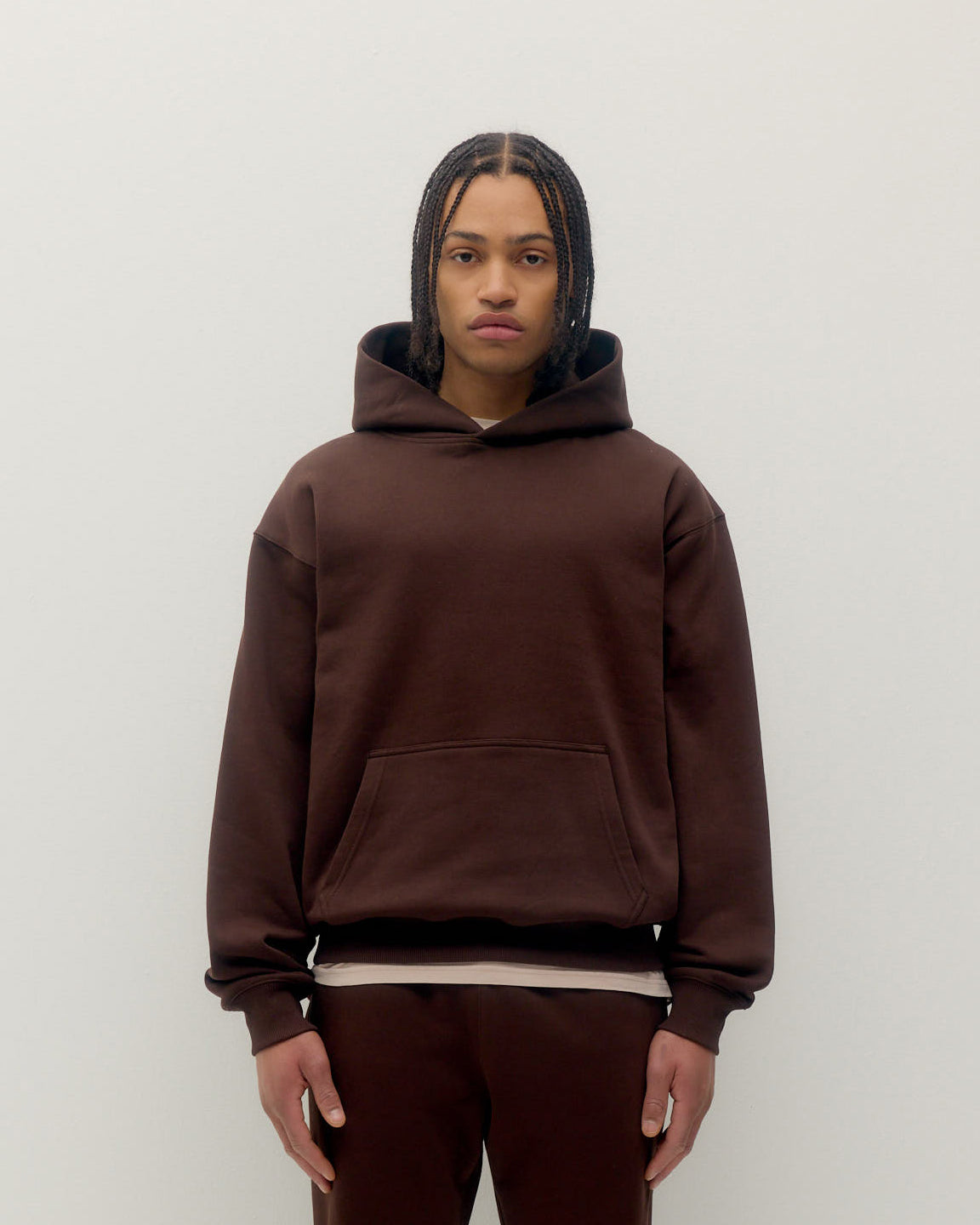 Essential Hoodie - Coffee-1