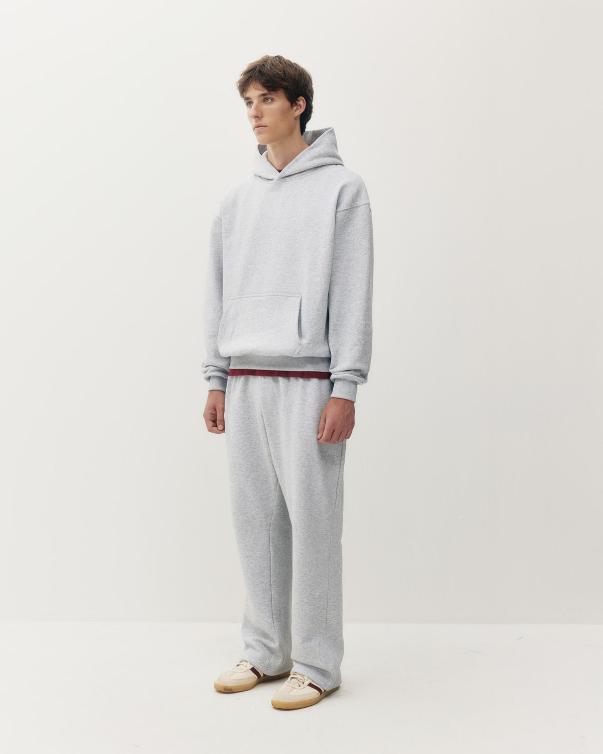 Essential Hoodie - Heather Grey-5