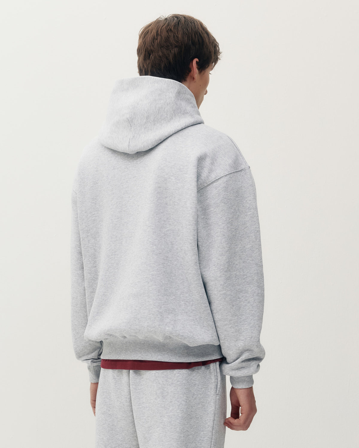 Essential Hoodie - Heather Grey-3