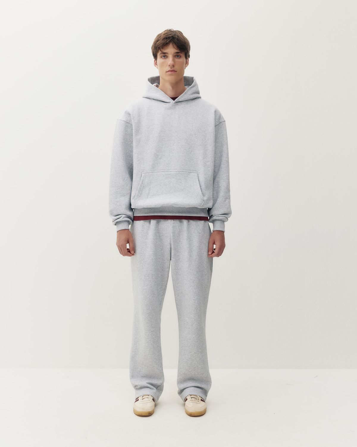 Essential Hoodie - Heather Grey-4