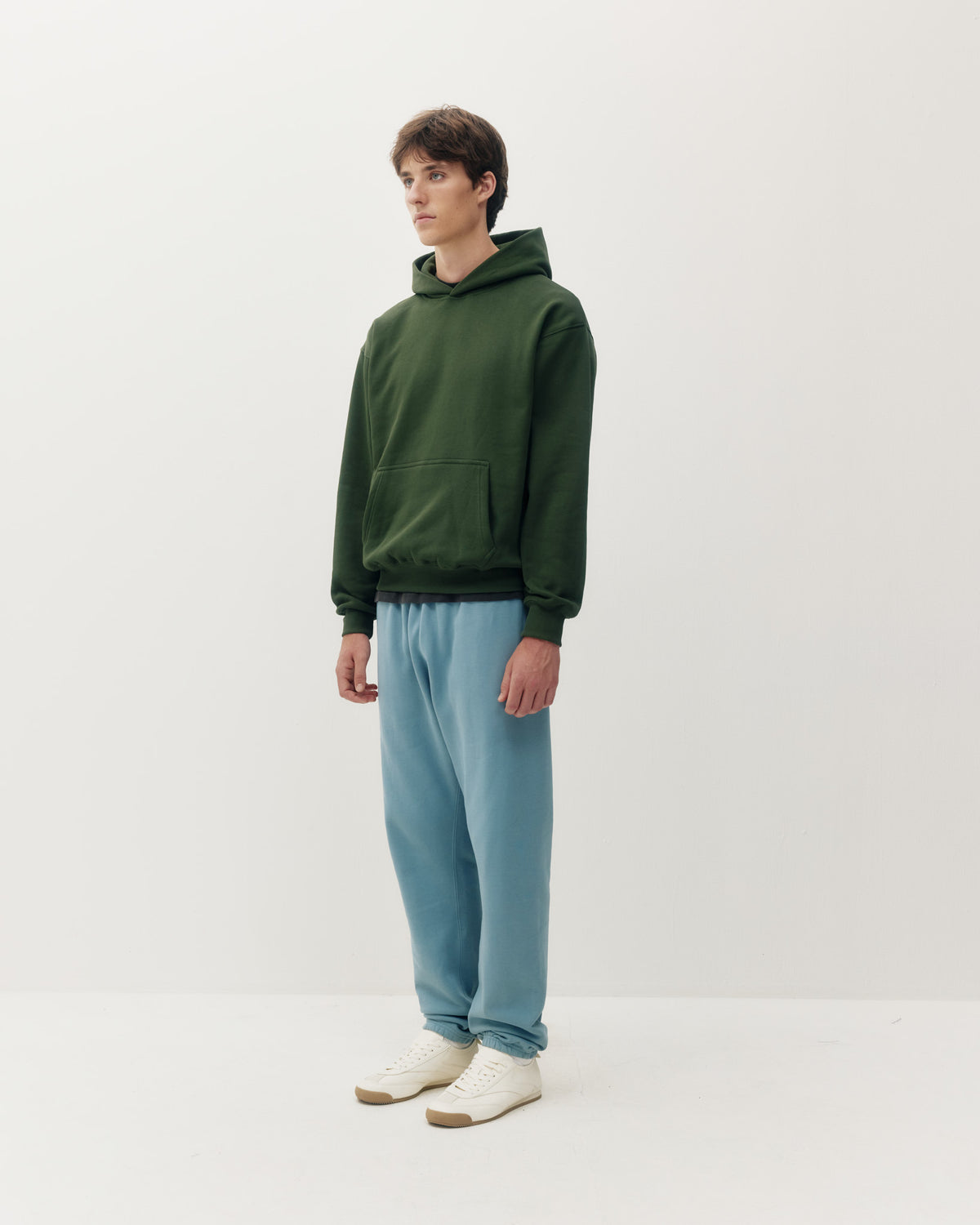 Essential Hoodie - Olive-5