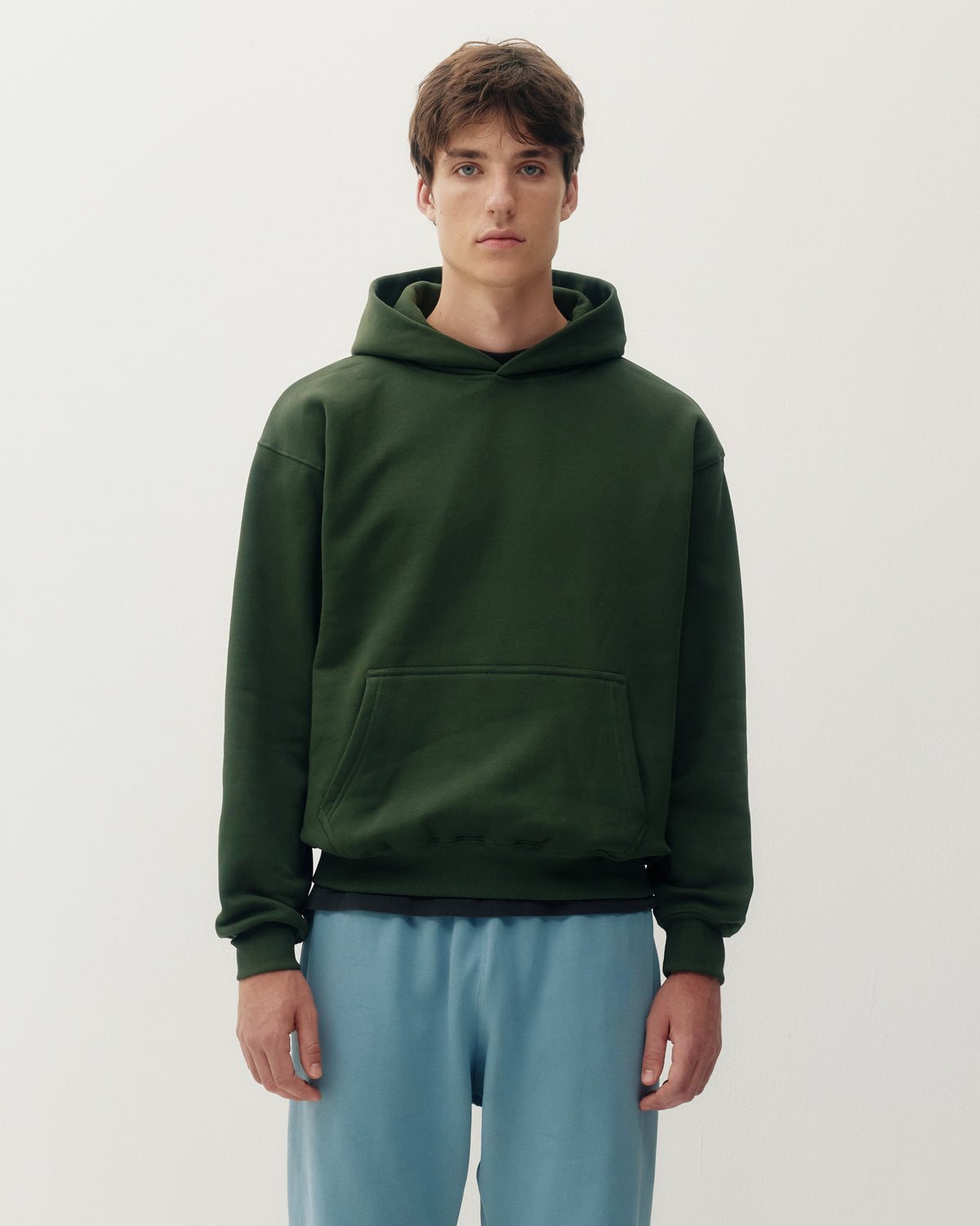 Essential Hoodie - Olive-1