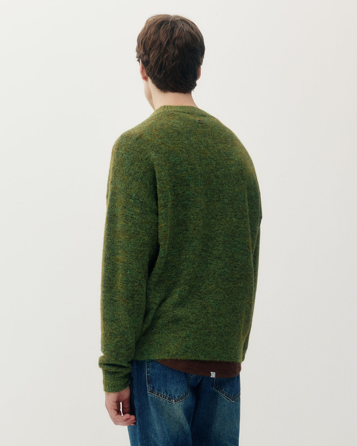 Brushed Knit Crew 2.0 - Green-3