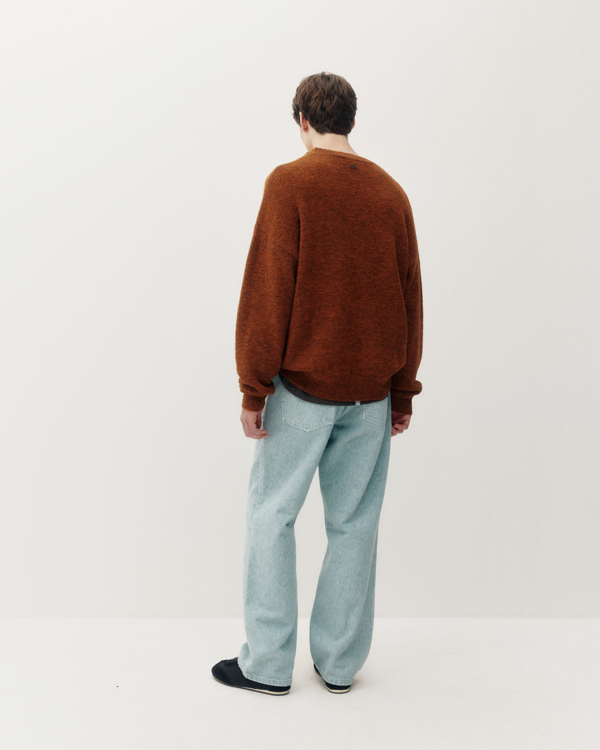 Brushed Knit Crew 2.0 - Orange-4