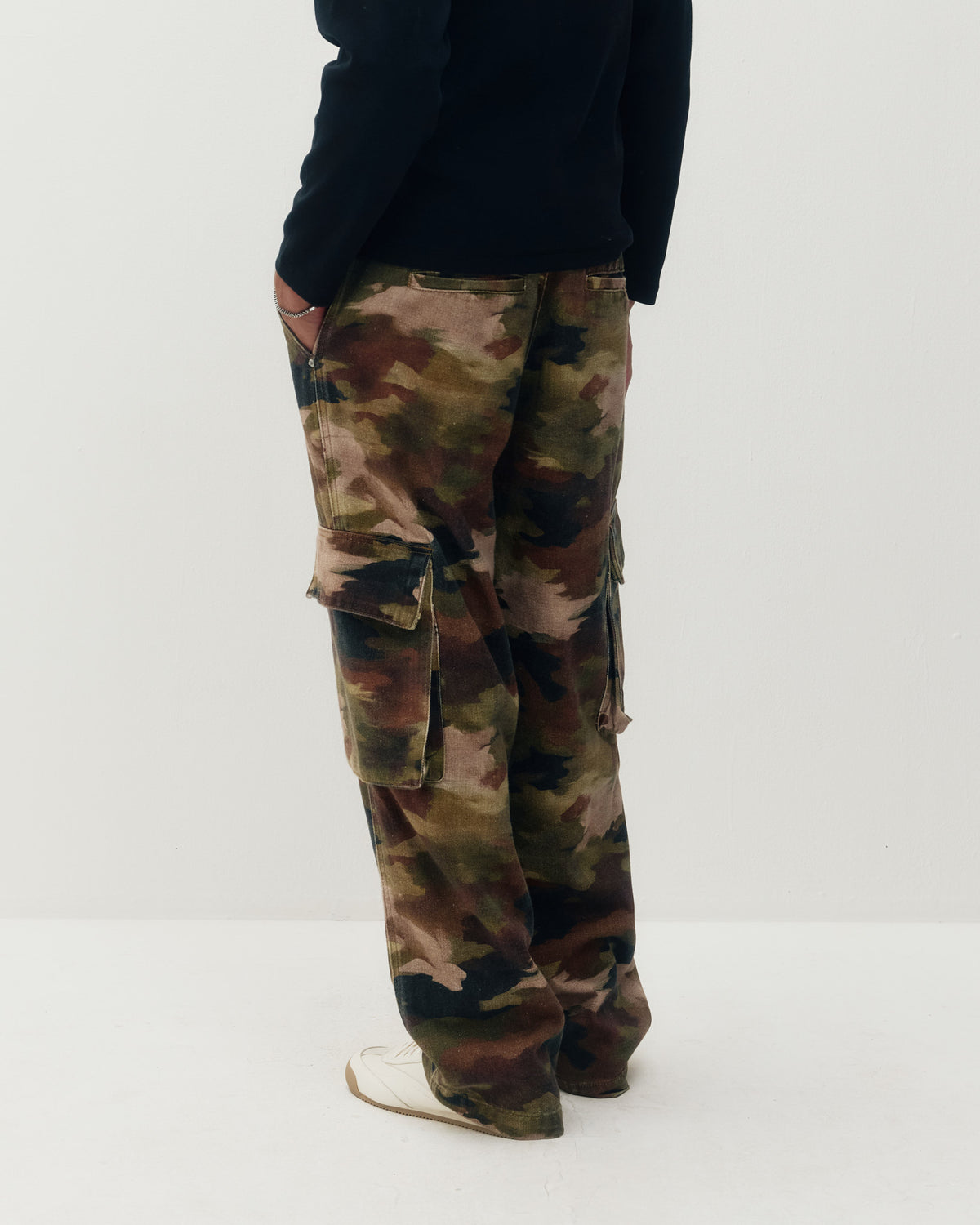 Cargo Balloon Trouser - Brush Camo-3