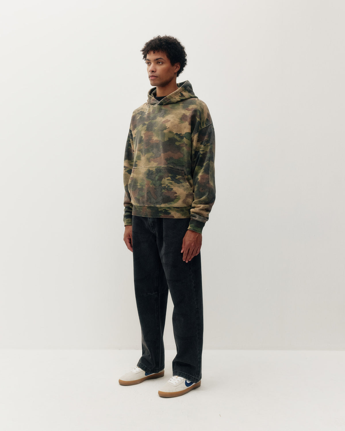Vintage Camo Hoodie - Paint Brush Camo-5