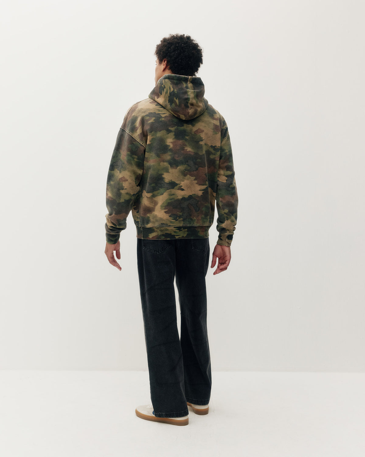 Vintage Camo Hoodie - Paint Brush Camo-6