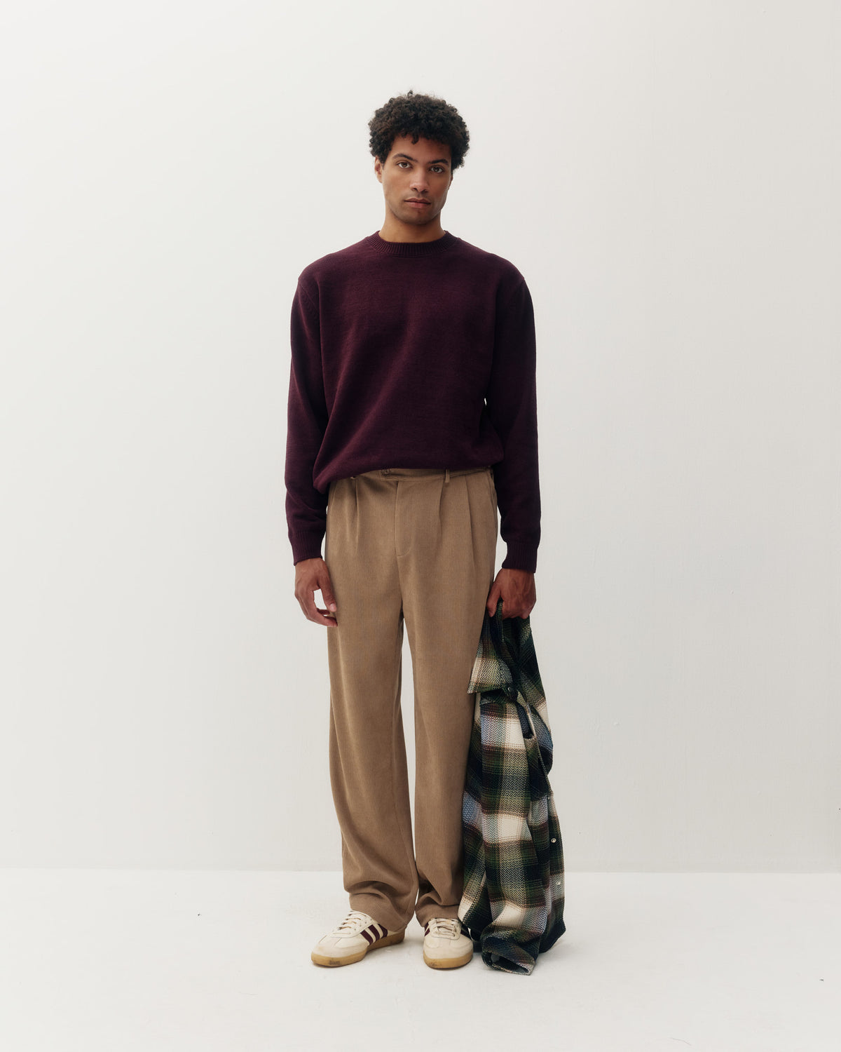 Chenille Trouser - Taupe-4