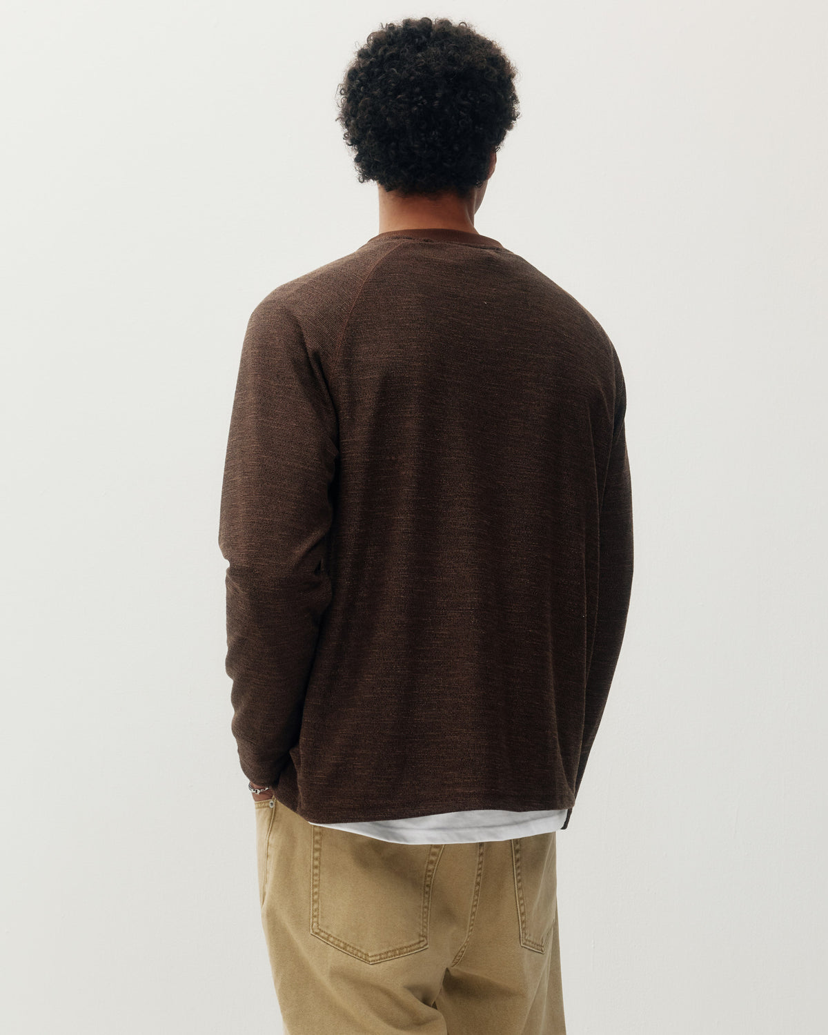 Marled Thermal - Brown-3