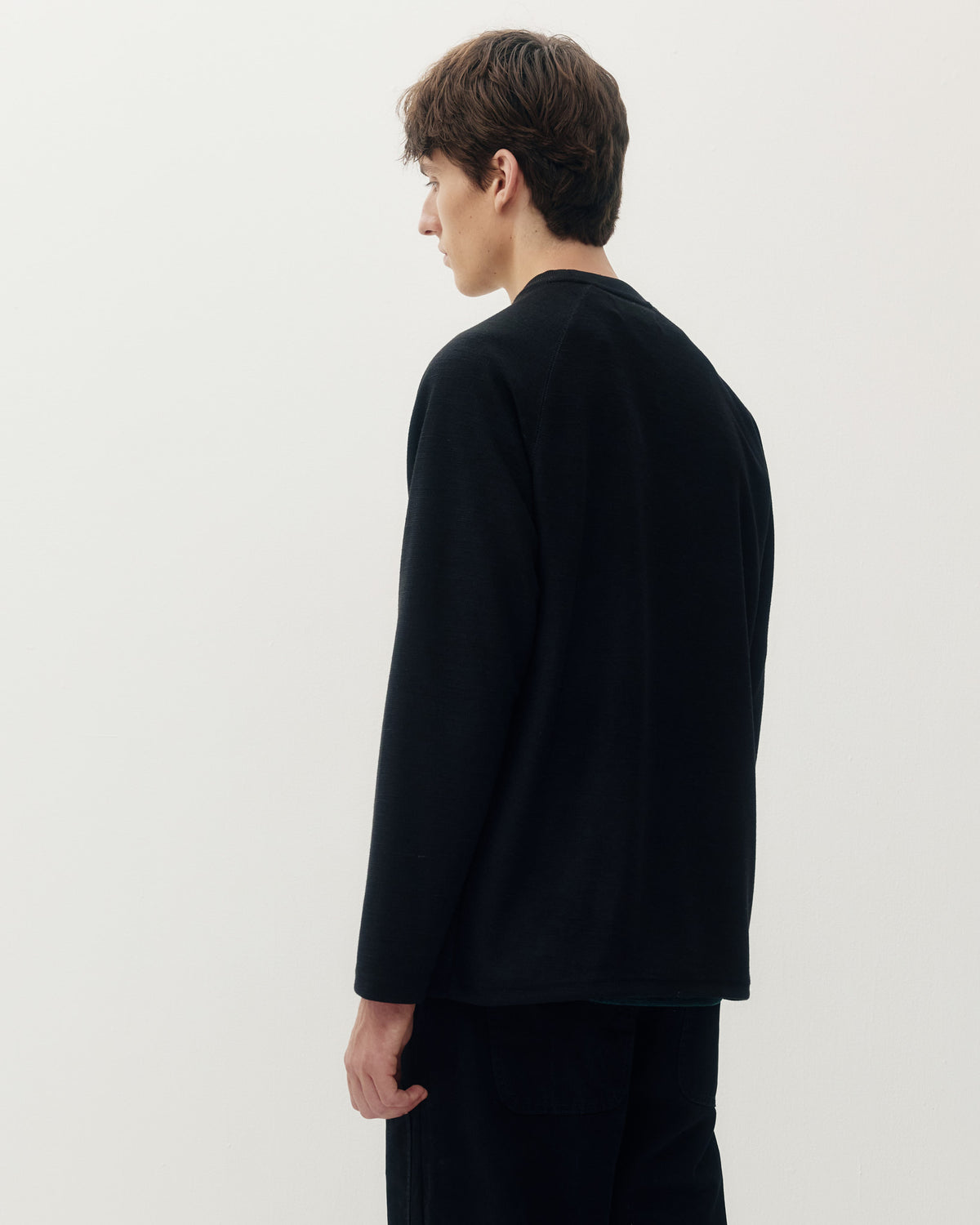 Marled Thermal - Black-3