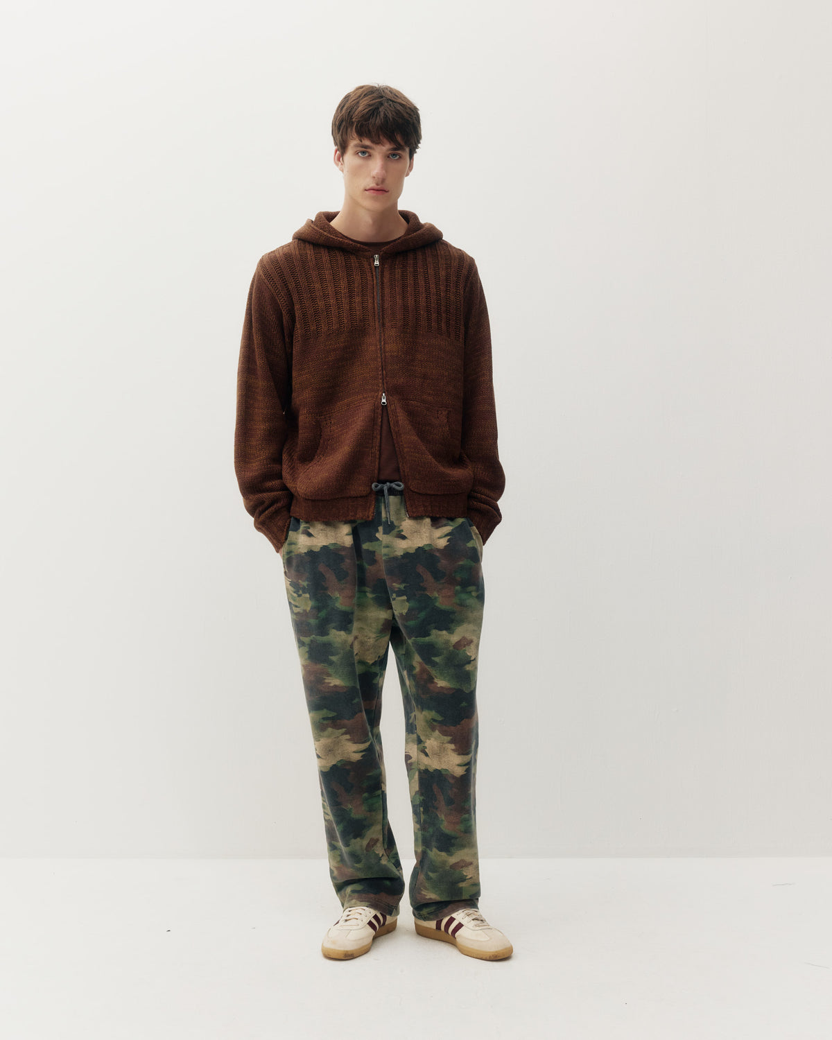 Open Leg Sweatpant - Paint Brush Camo-4