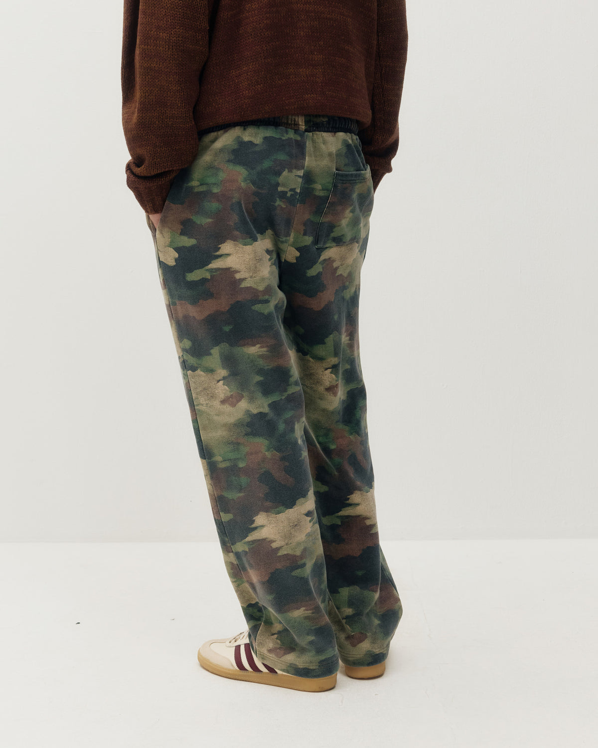 Open Leg Sweatpant - Paint Brush Camo-2