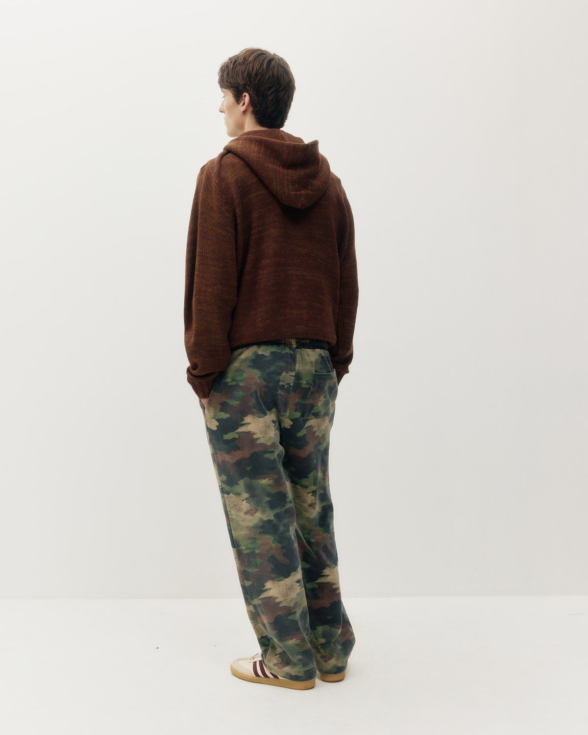 Open Leg Sweatpant - Paint Brush Camo-6