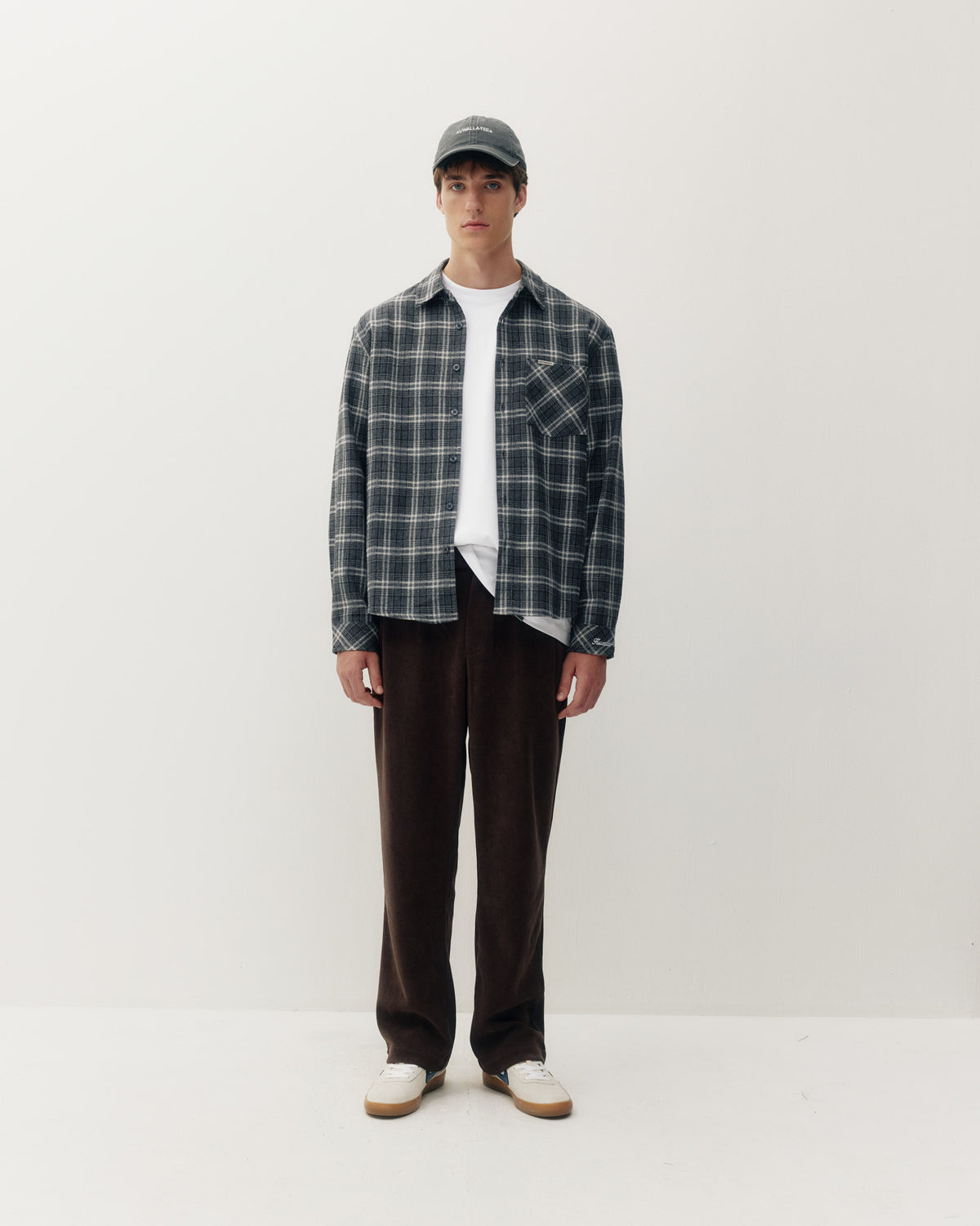 Plannel Shirt - Grey-4