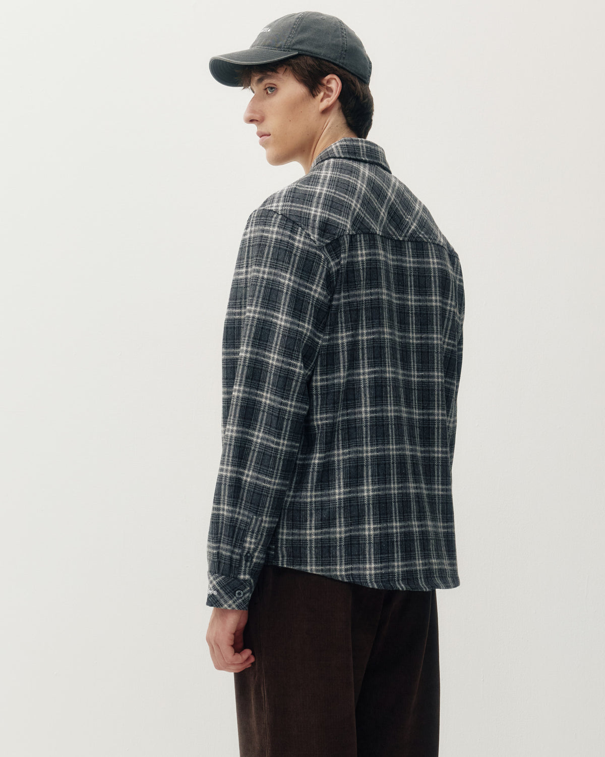 Plannel Shirt - Grey-3