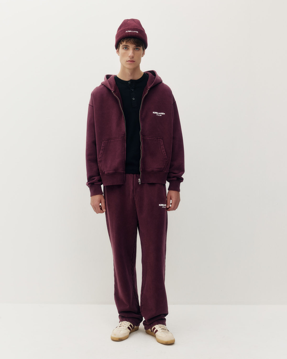 PD Zip Up Hoodie - Wine-4