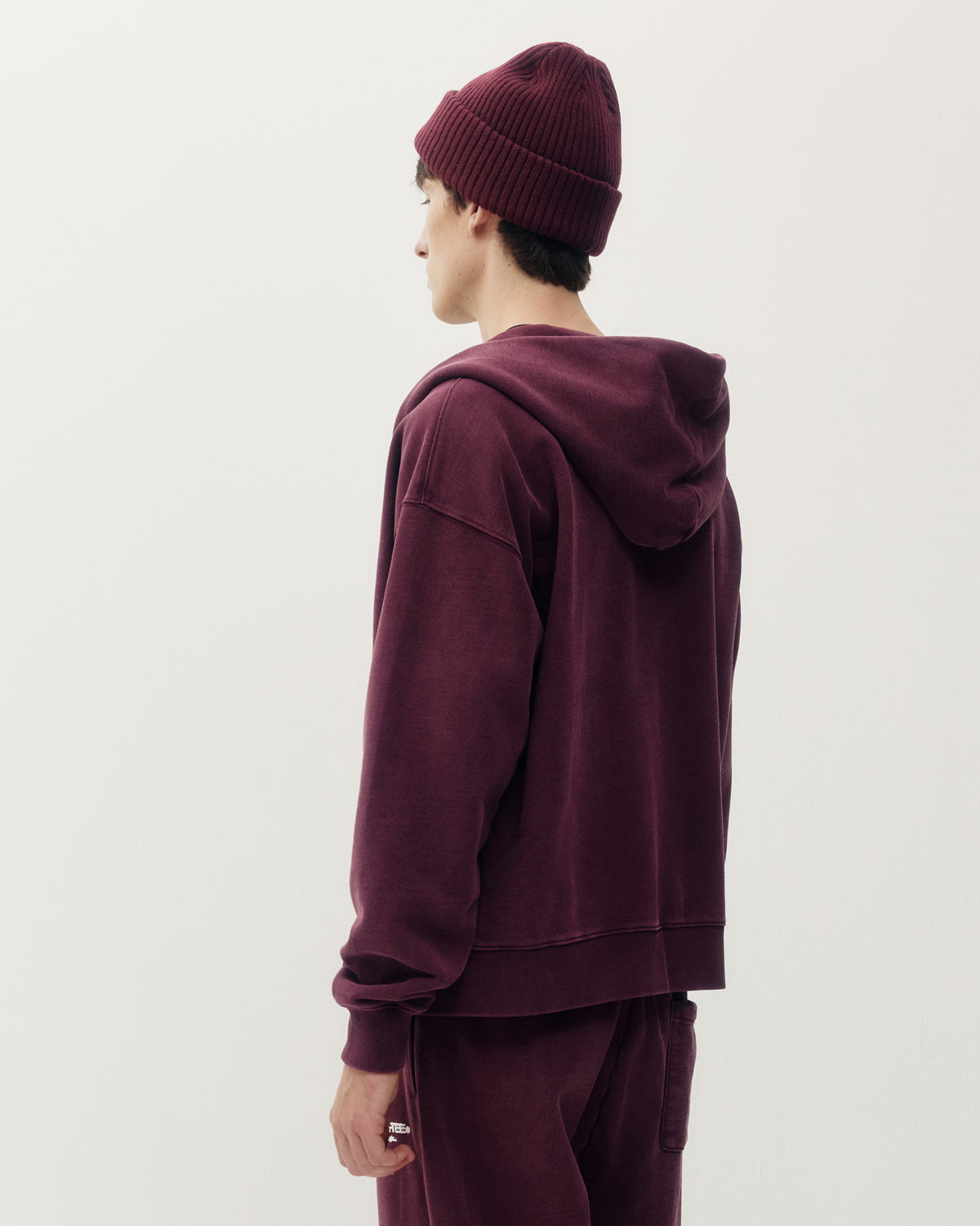 PD Zip Up Hoodie - Wine-3