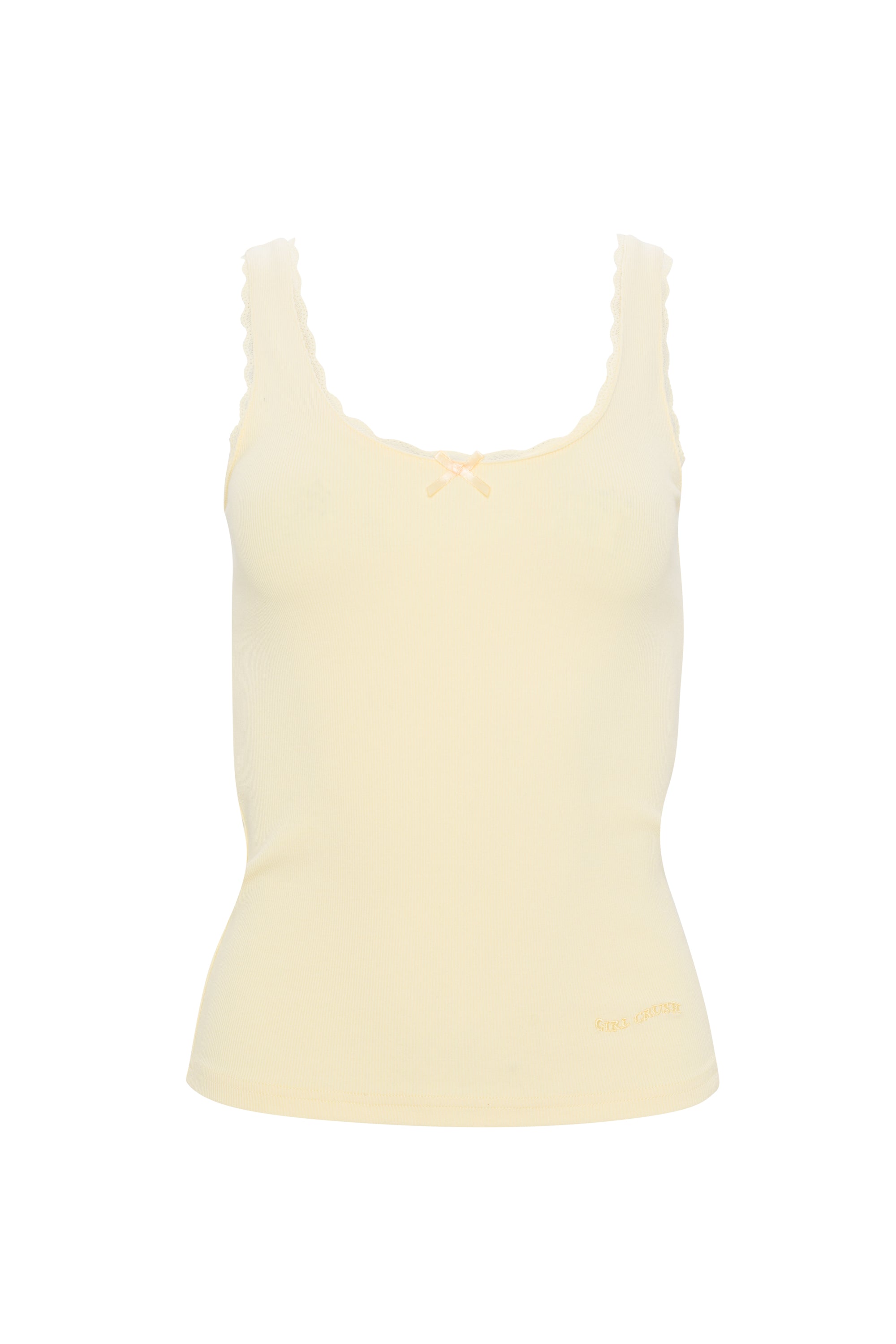 Everyday Lace Cami - Baby Yellow