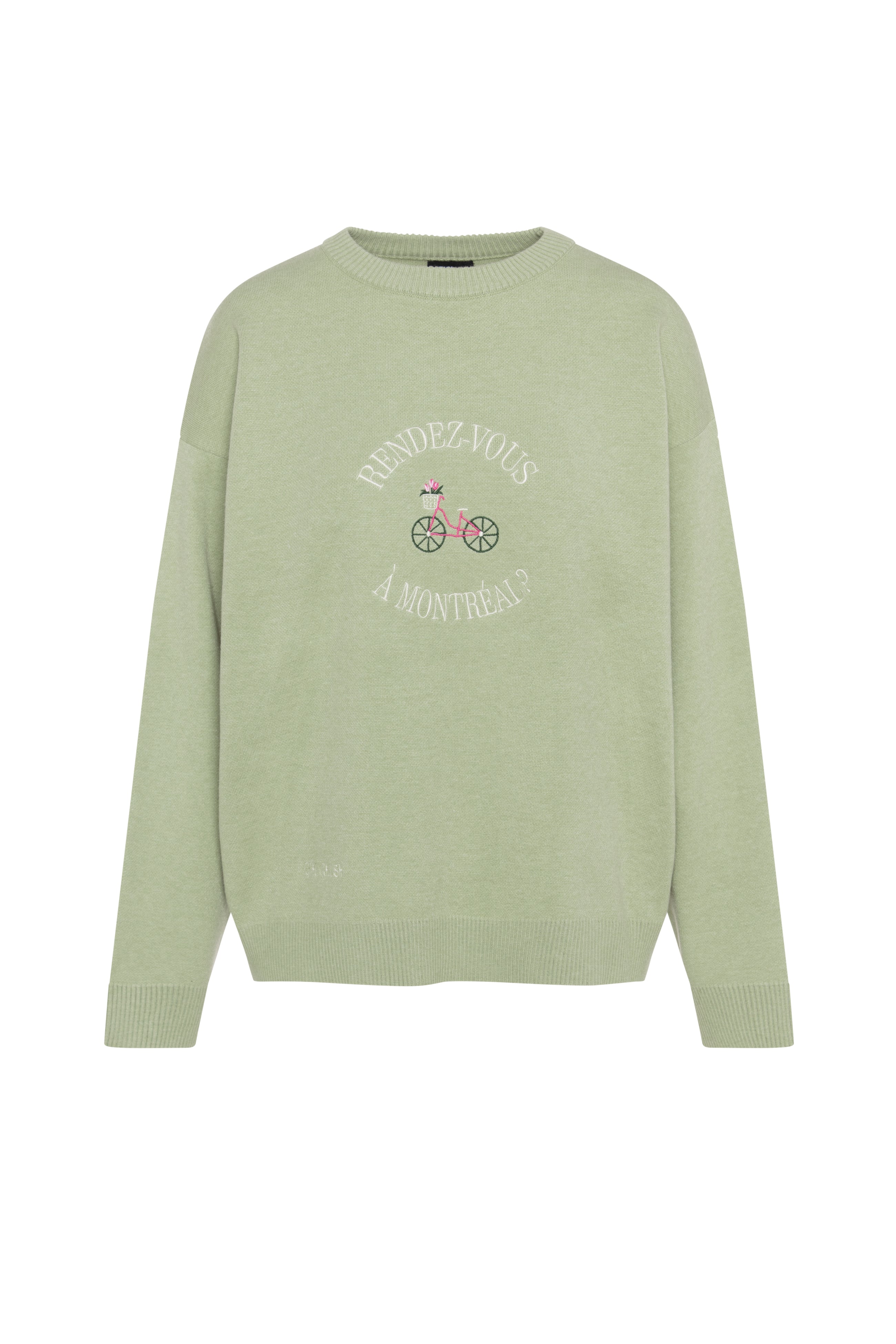 Souvenir Pull - RDV à Montréal - Sage Green