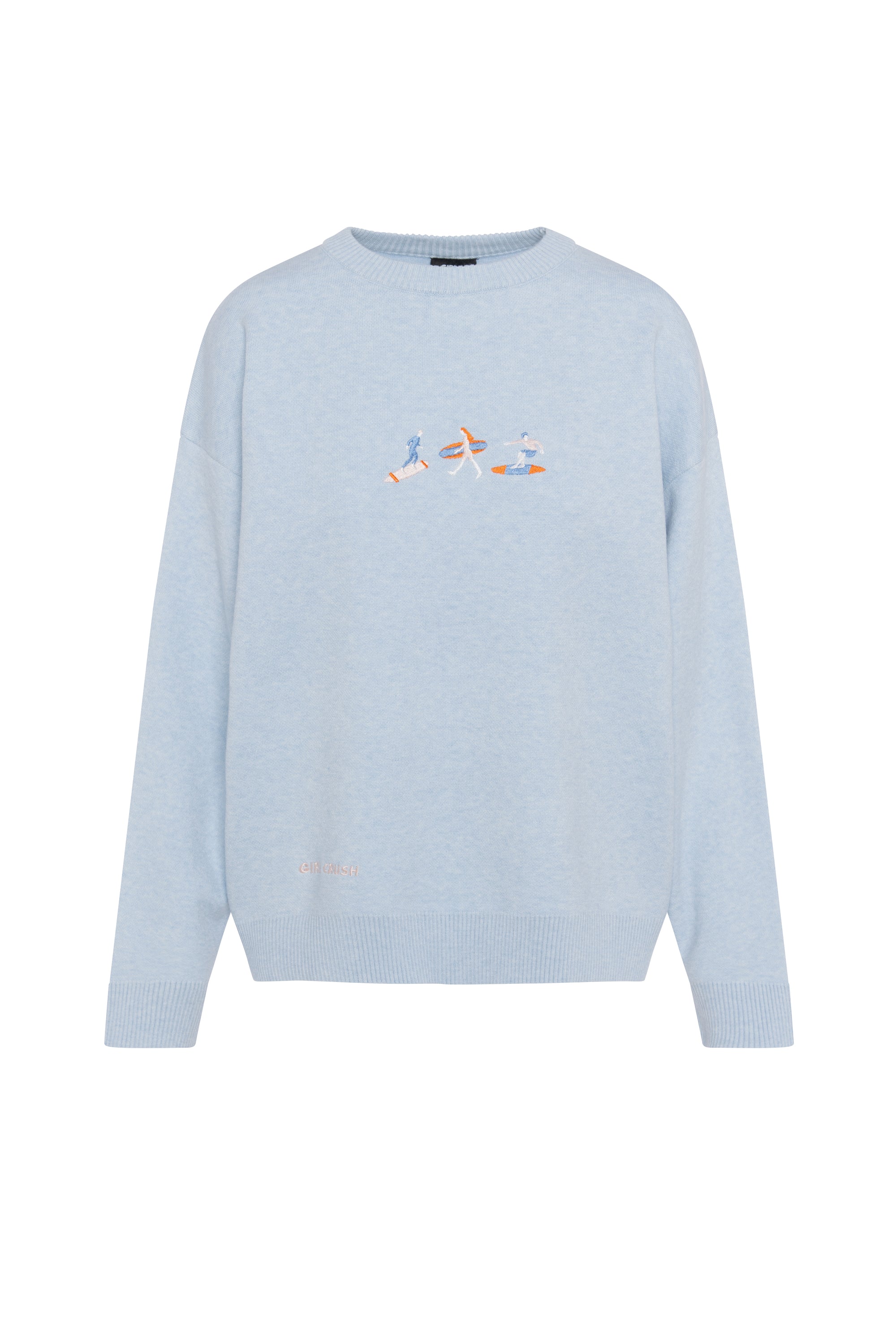 Souvenir Pull - Trio Surfers - Baby Blue