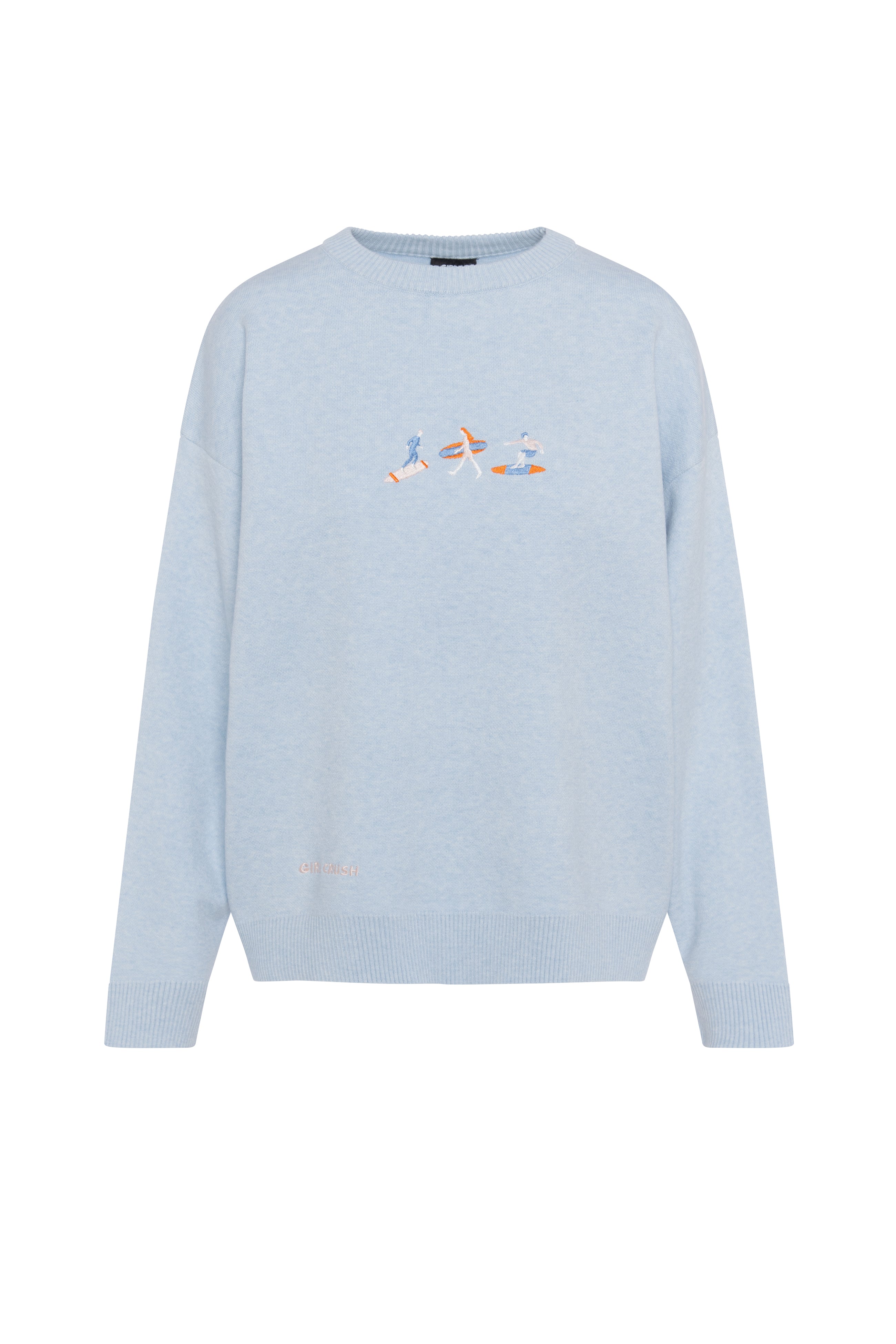 Souvenir Pull - Trio Surfers - Baby Blue