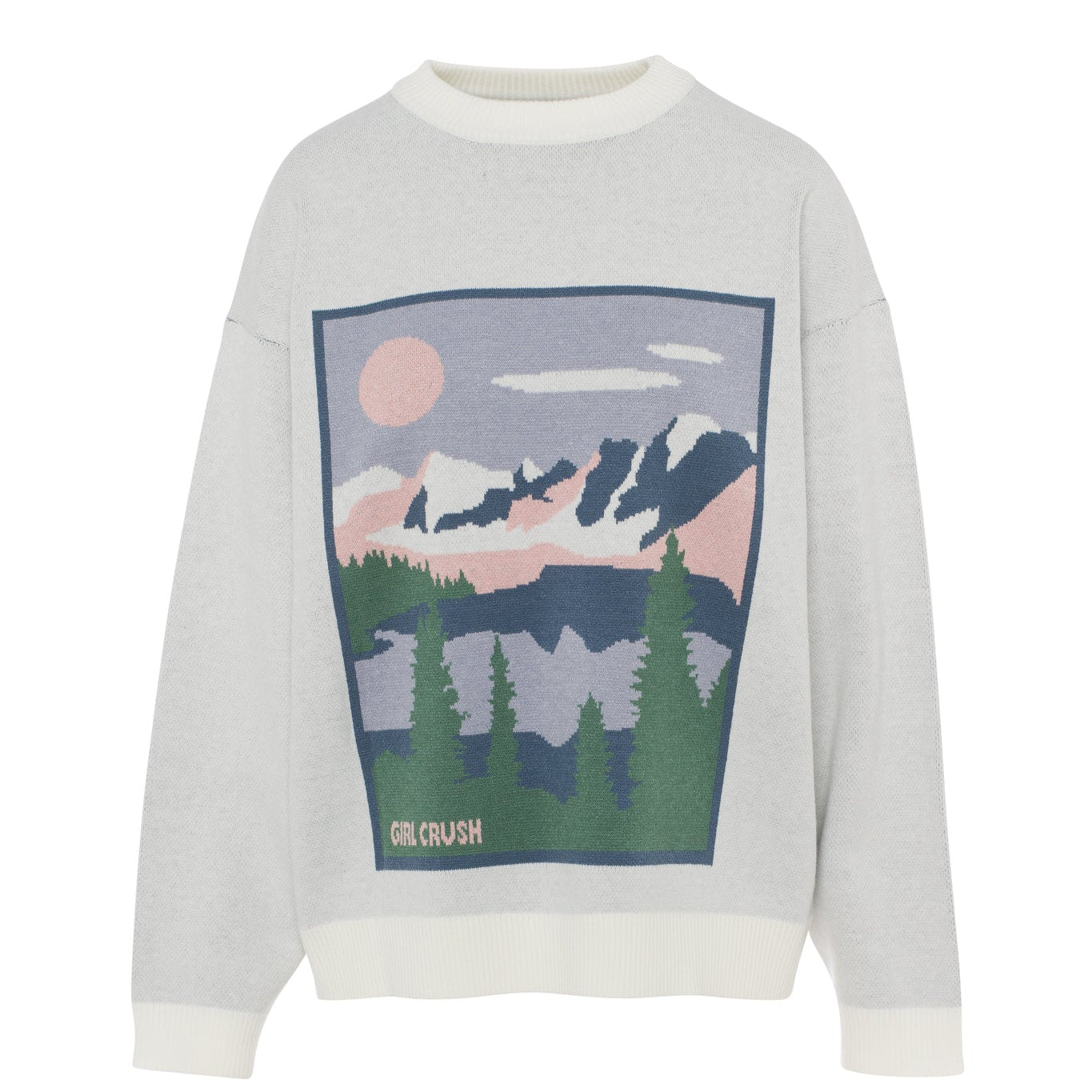 Pull en Tricot - Vue du Lac - Blanc