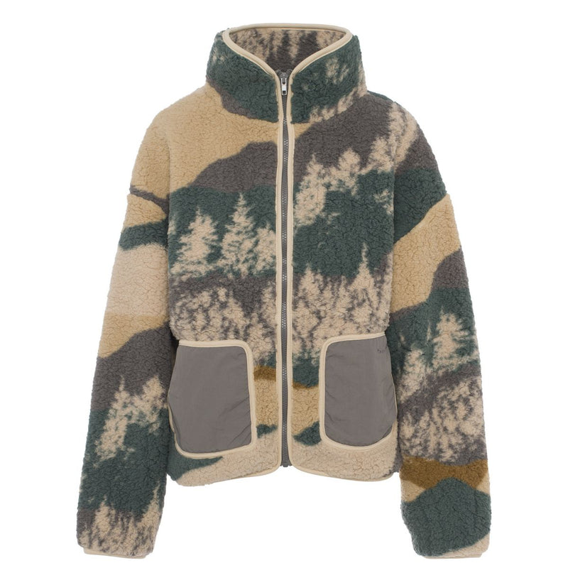 Veste à Zip en Sherpa - Nature