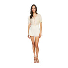 Cashew Stripe Addison Pullover