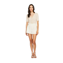 Cashew Stripe Addison Pullover