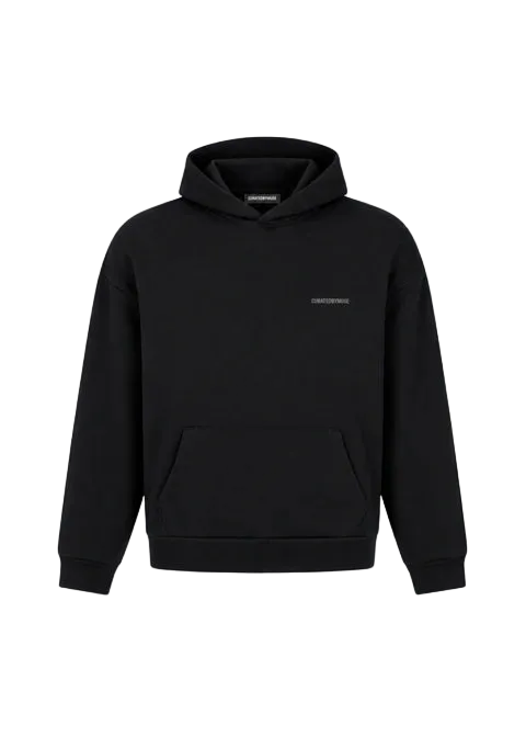 French Terry Hoodie - Blackberry