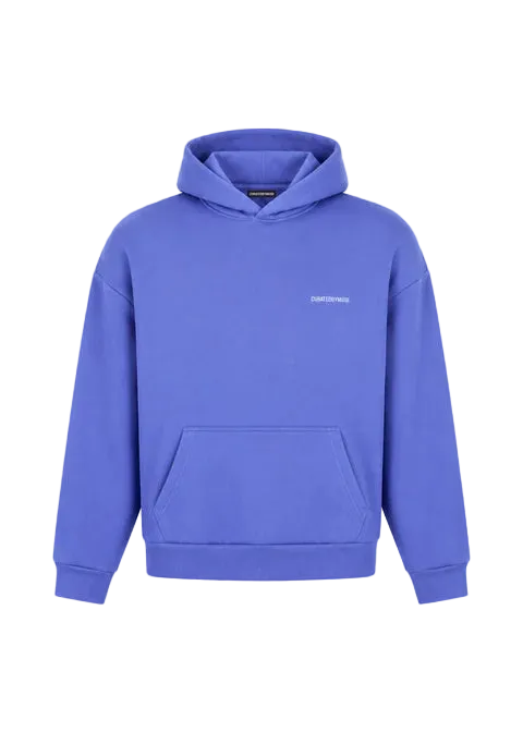 French Terry Hoodie - Blue Raspberry