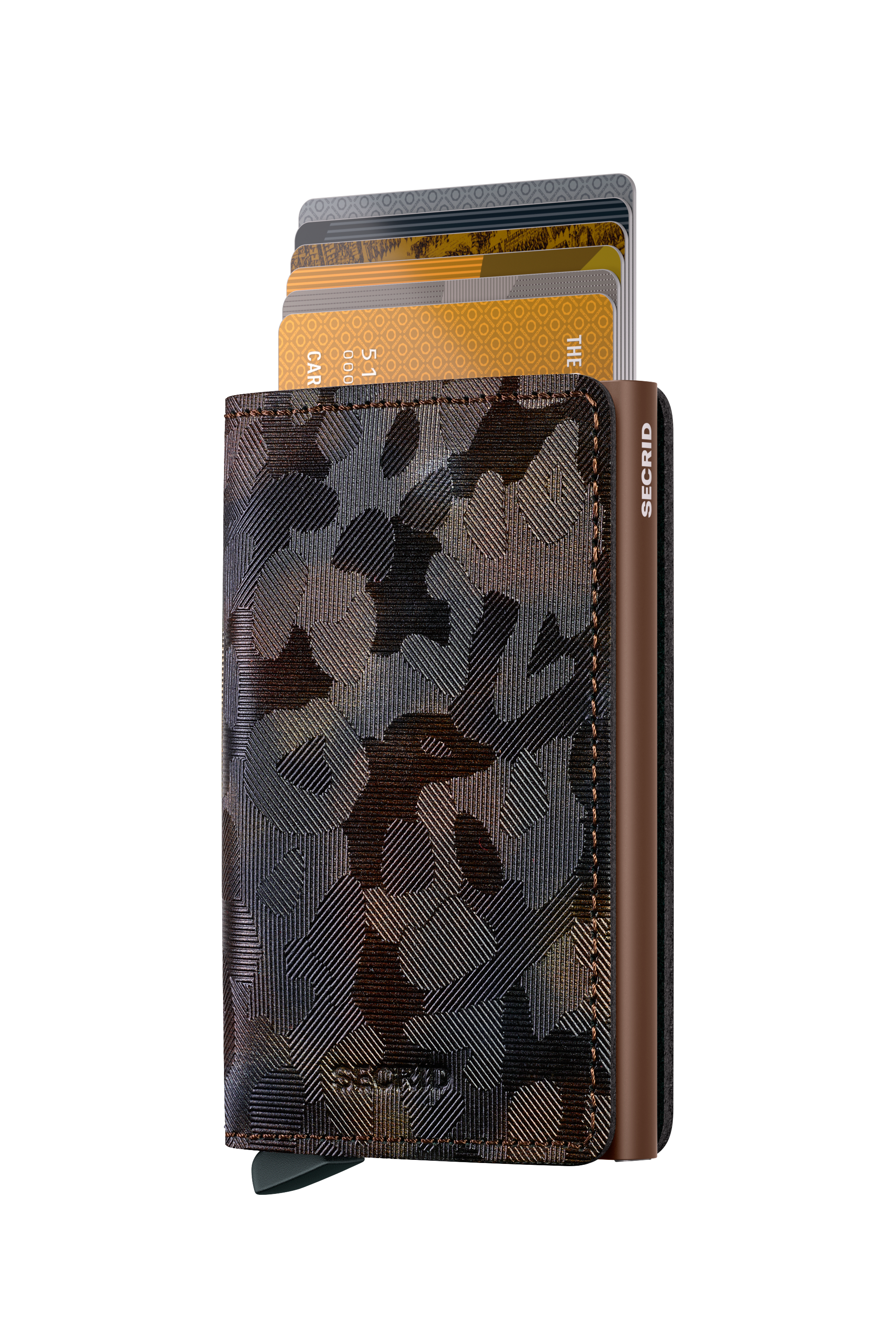 Slimwallet Jungle - Brown