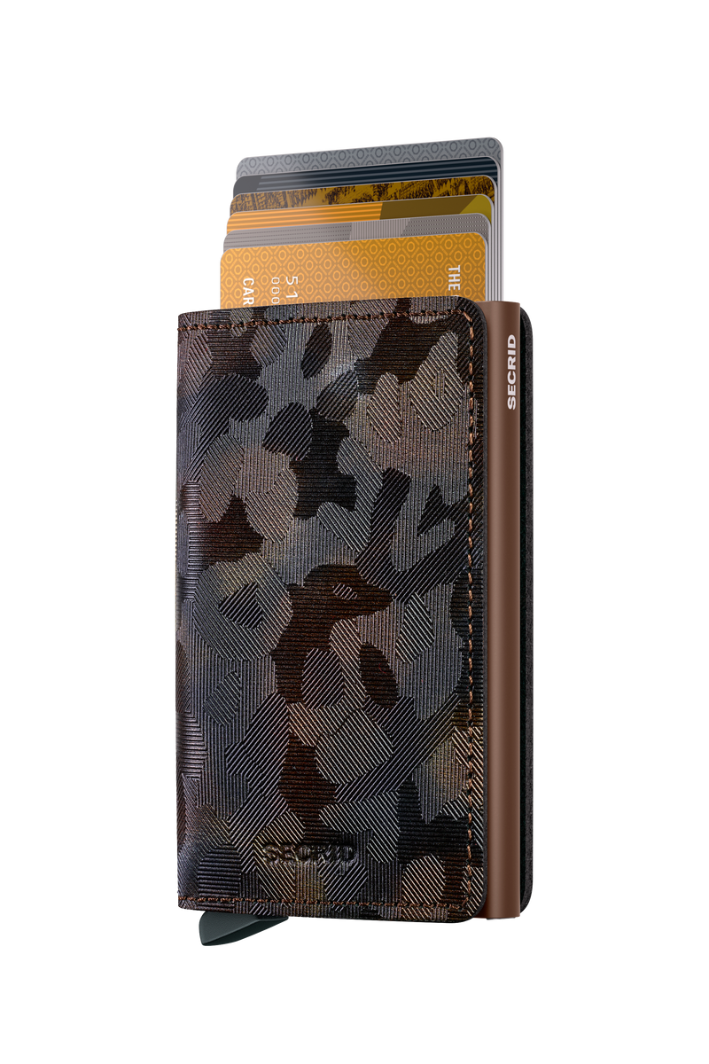 Slimwallet Jungle - Brown