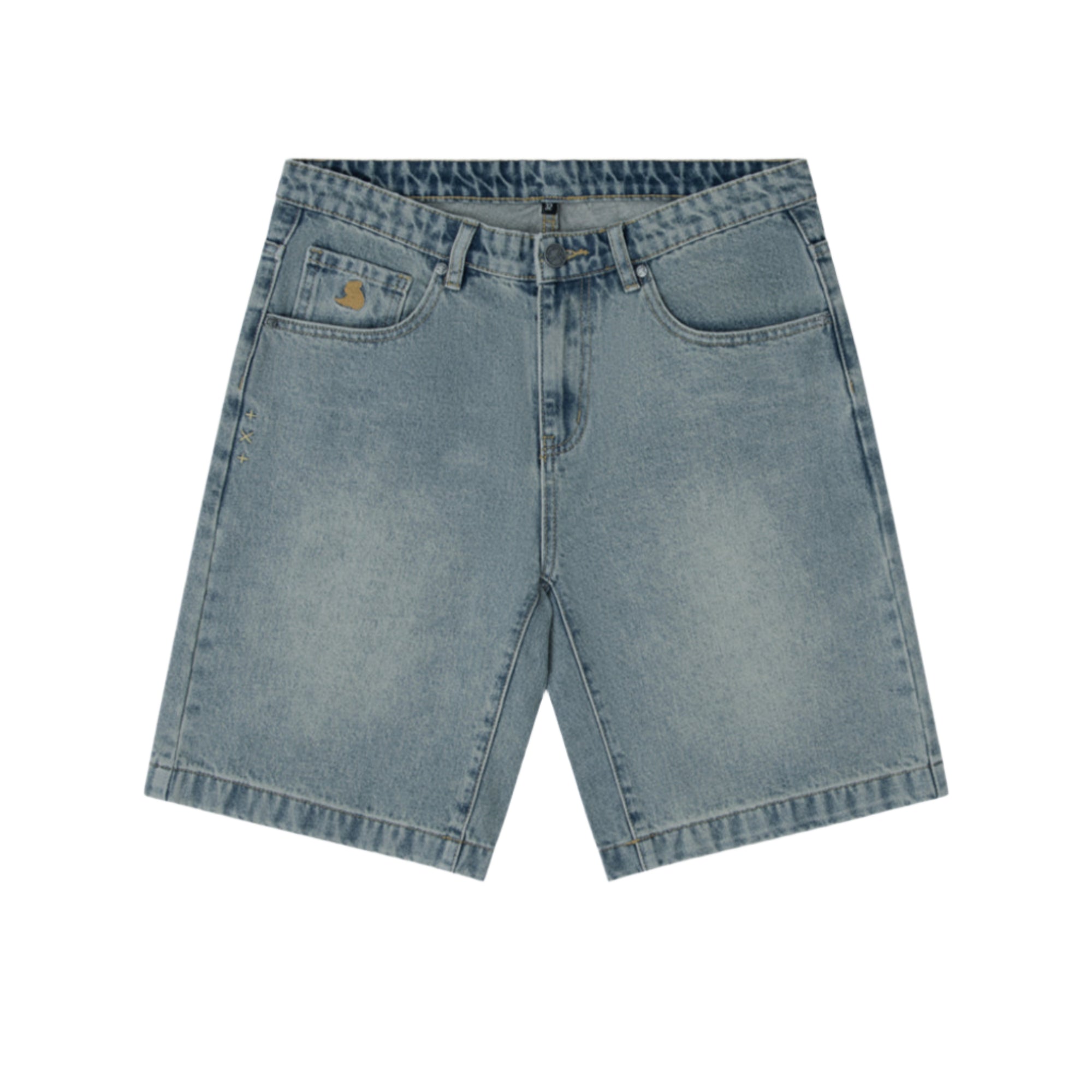 Vintage Blue Denim Bermuda Denim
